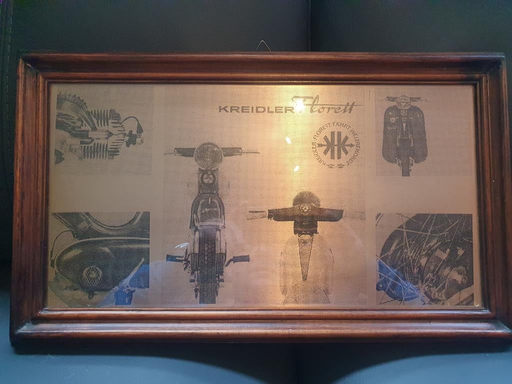 Kreidler florett org drukplaat voor kreidler folder, Ophalen of Verzenden