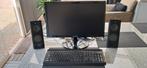 Samsung 22 inch monitor + Medion toetsenbord + speakers, Computers en Software, Monitoren, Ophalen, Zo goed als nieuw, Samsung