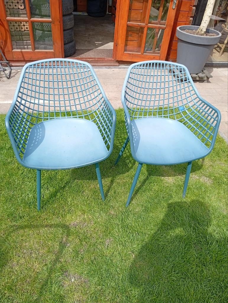 Groene kunststof tuinstoelen - Stevig & Weersbestendig, Ophalen