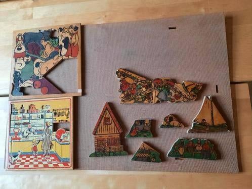 OUDE HOUTEN PUZZELS/STUKJES, Ophalen of Verzenden, Gebruikt