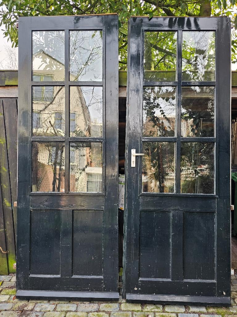 Deuren, Ophalen, Gebruikt, Buitendeur, Glas