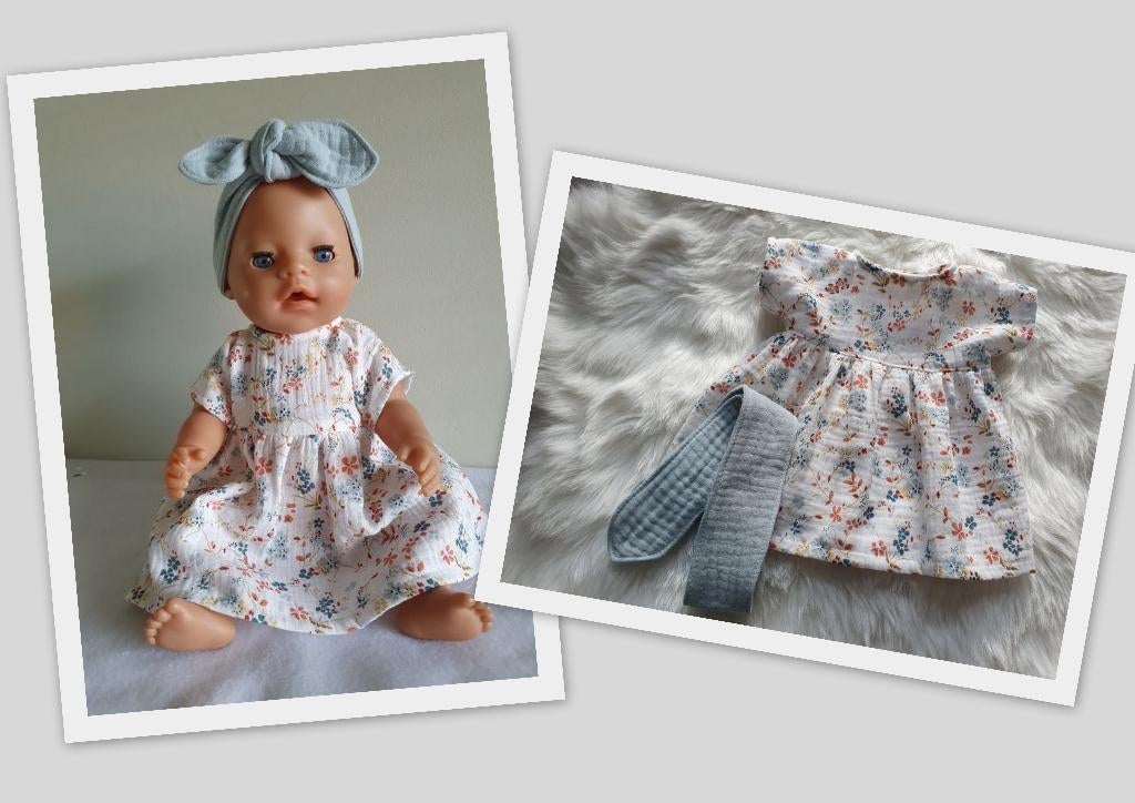 Poppenkleertjes kleertjes voor een baby pop van 43 cm no 165, Kinderen en Baby's, Speelgoed | Poppen, Ophalen of Verzenden, Nieuw