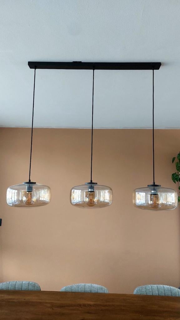 Plafond (eetkamer)lamp., Huis en Inrichting, Ophalen, 50 tot 75 cm, Nieuw, Glas