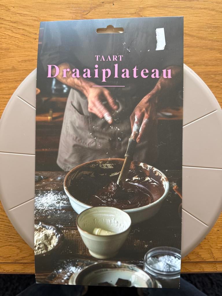 Taart Draaiplateau - Perfect voor het decoreren van taarten, Overige typen, Kunststof, Ophalen of Verzenden, Zo goed als nieuw