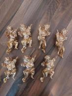 7x Oude engelen,de afmetingen staan op de foto's, Antiek en Kunst, Curiosa en Brocante, Ophalen of Verzenden