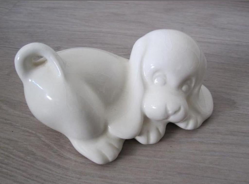 Beeldjes, oa. Hondje, beertje, konijn of bakker, Ophalen of Verzenden, Zo goed als nieuw, Dier