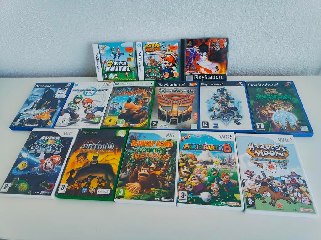 Games mario donkey kong etv PlayStation 2 Wii, Xbox ps1 ps2, 1 speler, Ophalen of Verzenden, Gebruikt, Vanaf 3 jaar