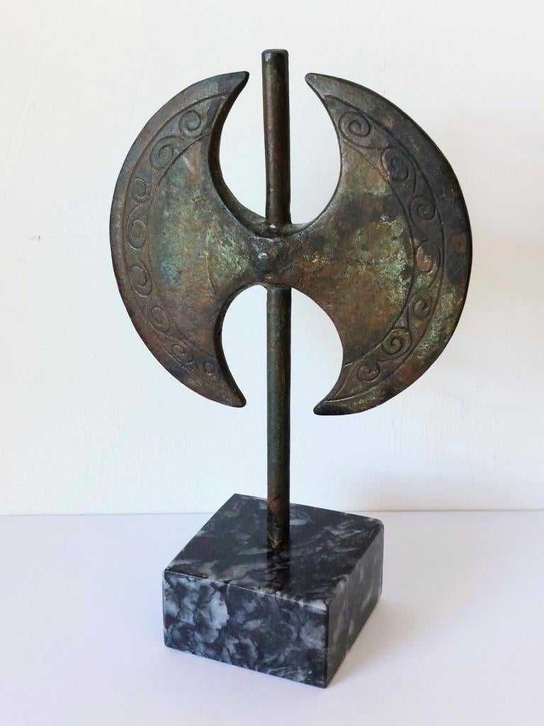 Bronzen bijl, Antiek en Kunst, Ophalen of Verzenden