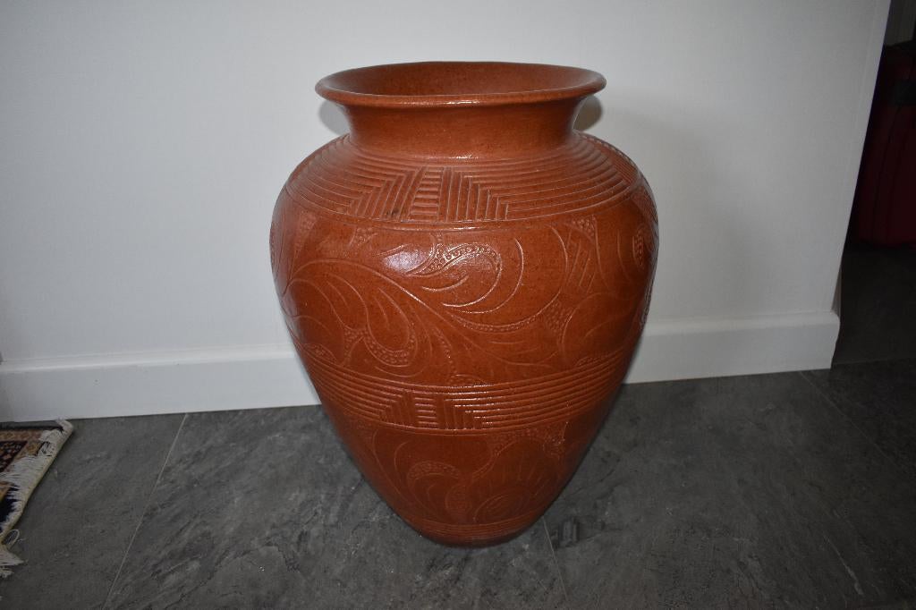 bloempot 65 cm hoog, breed 50cm  als nieuw, Tuin en Terras, Bloempotten, Ophalen, 40 cm of meer, Rond, Zo goed als nieuw