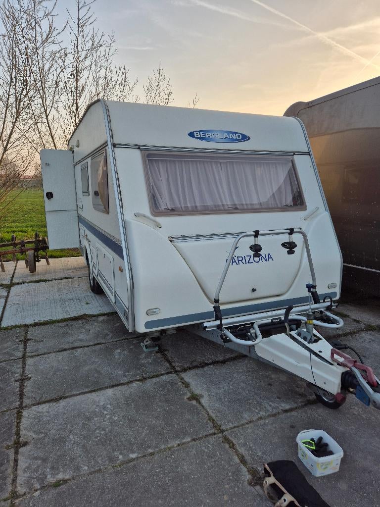 Caravan Bergland Arizona 430, Overige merken, Treinzit, Particulier, Dwarsbed