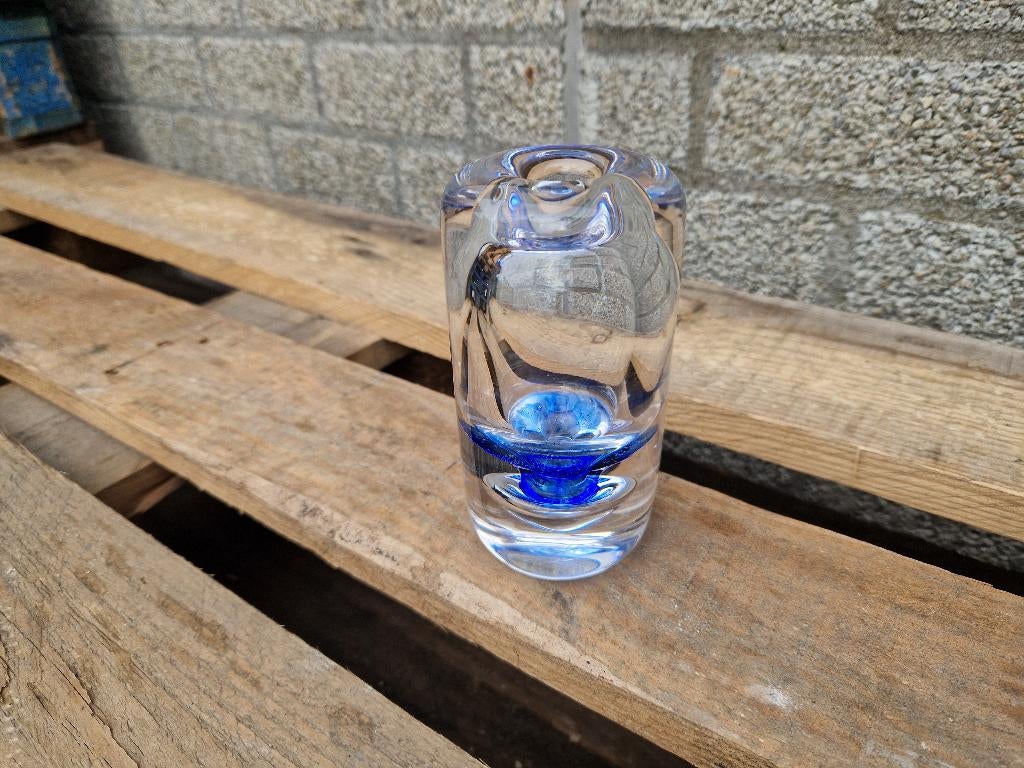 Serica Meydam Leerdam vaasje, Overige kleuren, Ophalen of Verzenden, Minder dan 50 cm, Glas