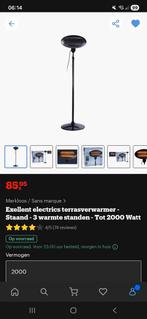 Elektrische terras heather ,zwart., Tuin en Terras, Terrasverwarmers, Ophalen, Zo goed als nieuw