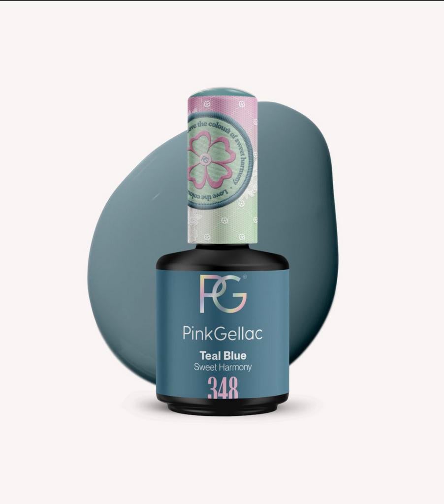 Pink gellac, Tealblue, TPO vrij, Ophalen of Verzenden, Zo goed als nieuw, Blauw, Handen en Nagels