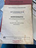McCormick International Agriomatic Instructieboek/Onderdelen, Ophalen of Verzenden, Gelezen, Overige onderwerpen