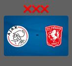 AJAX-TWENTE, 2x tickets naast elkaar, vak 114(TOPPLEKKEN), Tickets en Kaartjes, Sport | Voetbal, Losse kaart, Twee personen, Maart