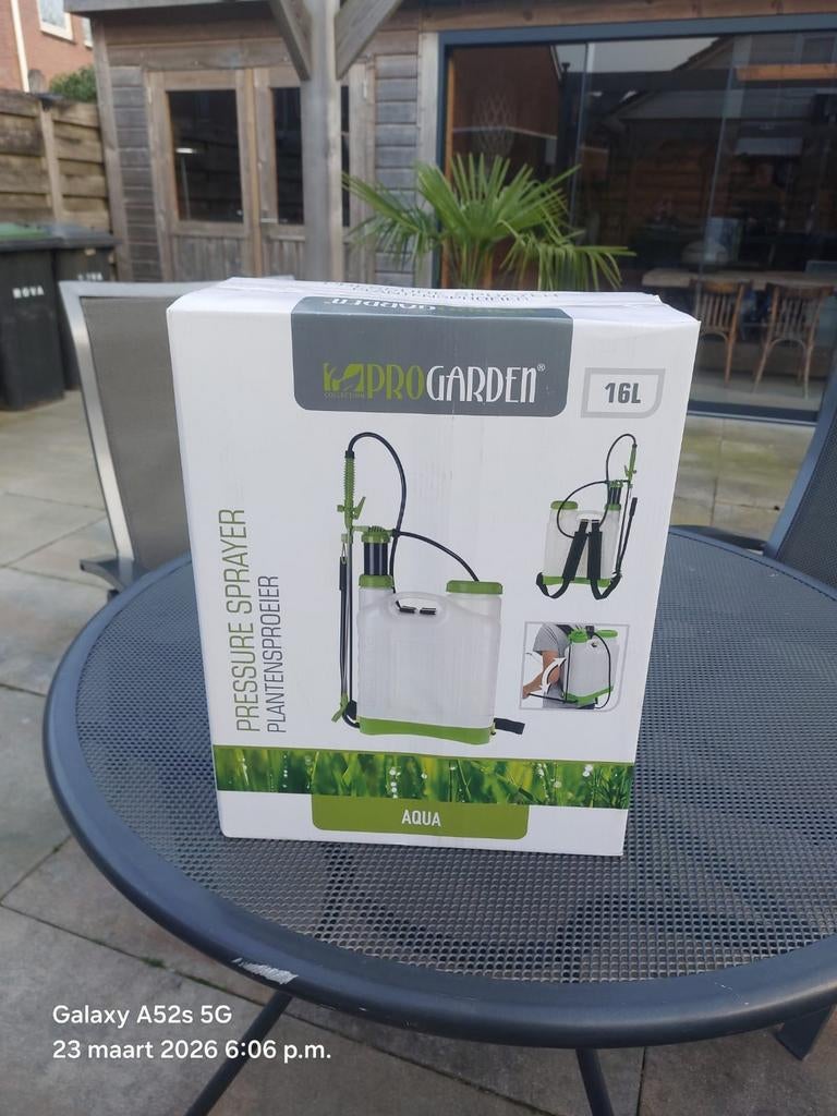 Progarden rugspuit 16 liter, Ophalen