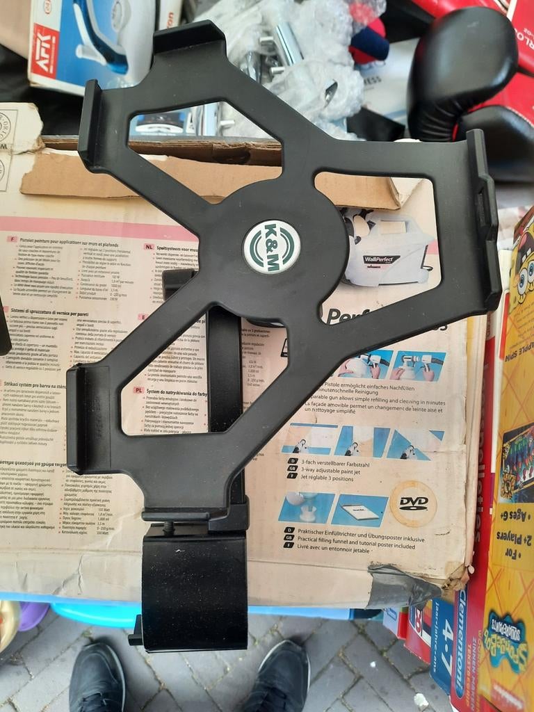 K&M Tablet Houder voor Muziekstandaard, Muziek en Instrumenten, Ophalen of Verzenden, Gebruikt, Overige instrumenten