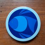 Wandbord blauw vis. Antoni., Ophalen of Verzenden