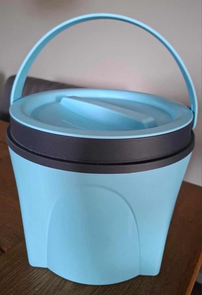 Tupperware voedsel container, isolatie emmer 2 ltr, Huis en Inrichting, Keuken | Tupperware, Ophalen of Verzenden, Blauw, Overige typen