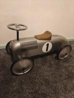 Vintage Metalen Loopauto Raceauto, Ophalen, Gebruikt, Loopvoertuig