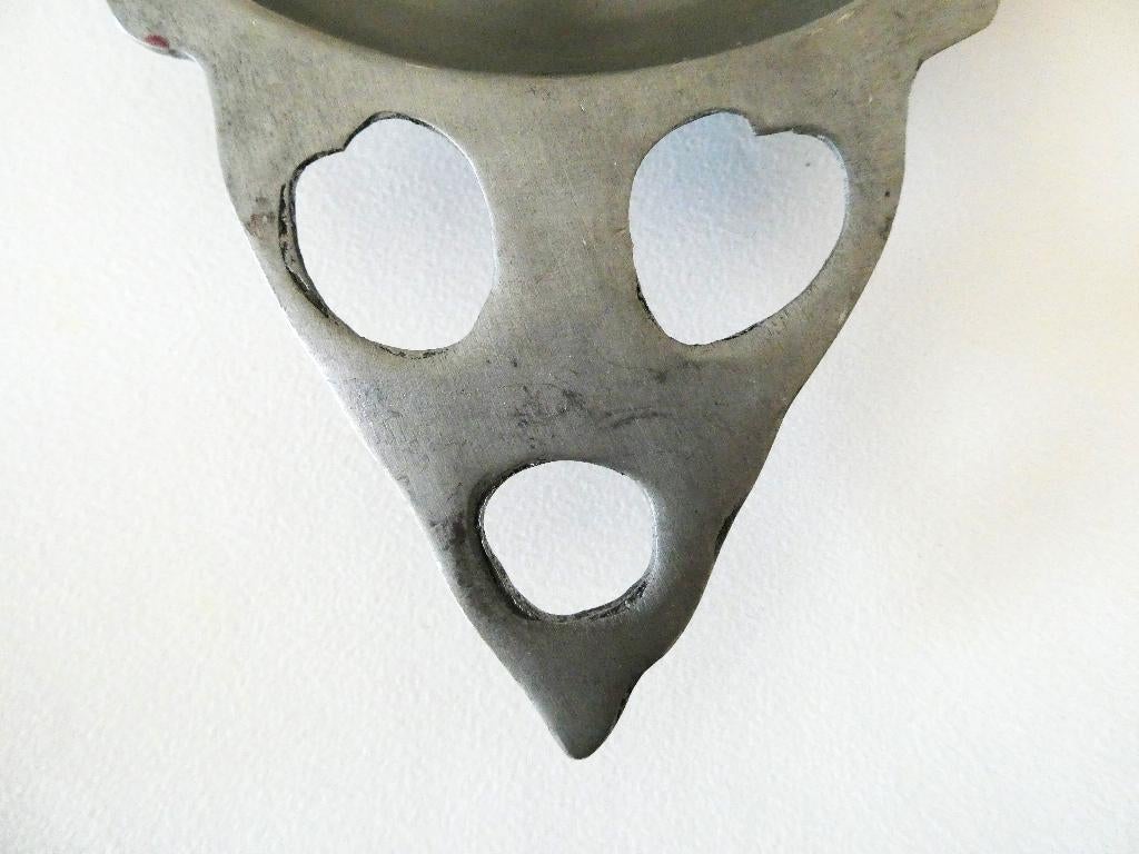 Tinnen blaker kandelaar, Antiek en Kunst, Ophalen of Verzenden, Overige materialen