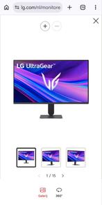 LG monitor  24 inch .LG 24" UltraGear 144Hz FHD IPS Gaming M, Ophalen of Verzenden, Nieuw, Full HD, IPS