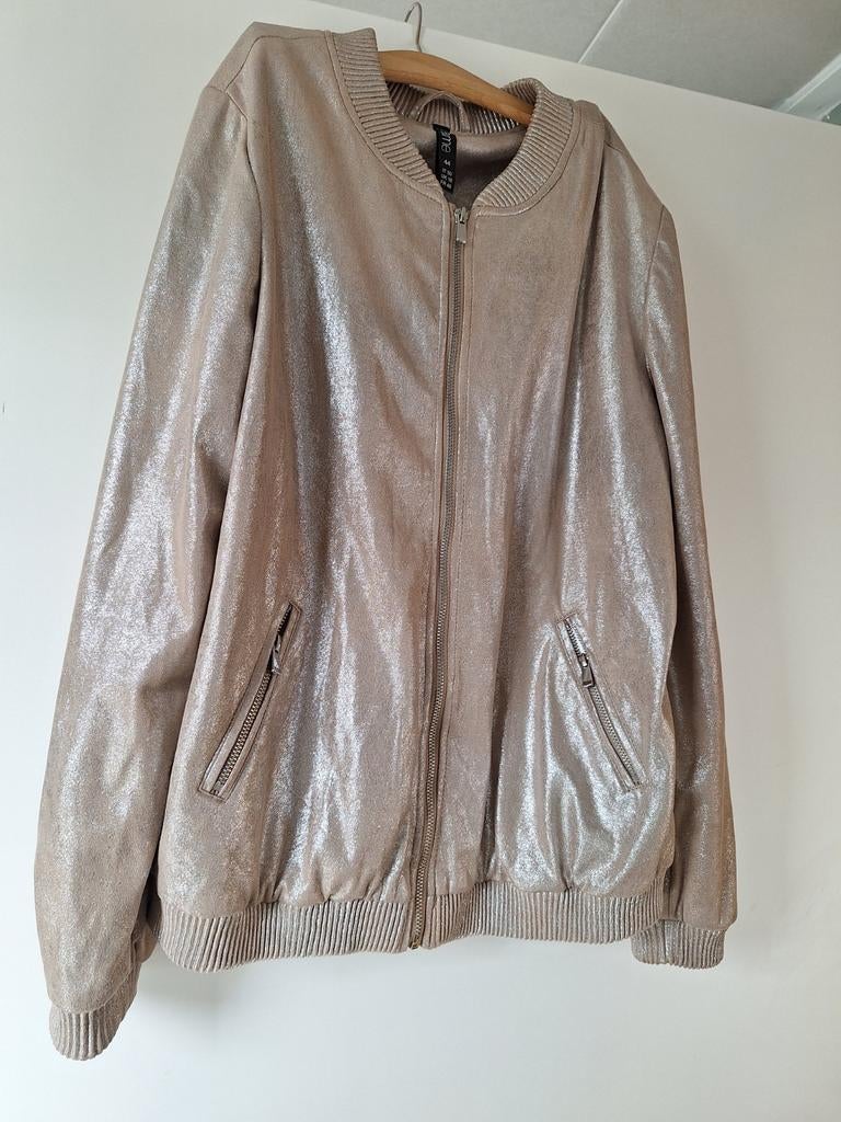Jacket goud * glitter*, Ophalen of Verzenden, Zo goed als nieuw, Maat 42/44 (L)