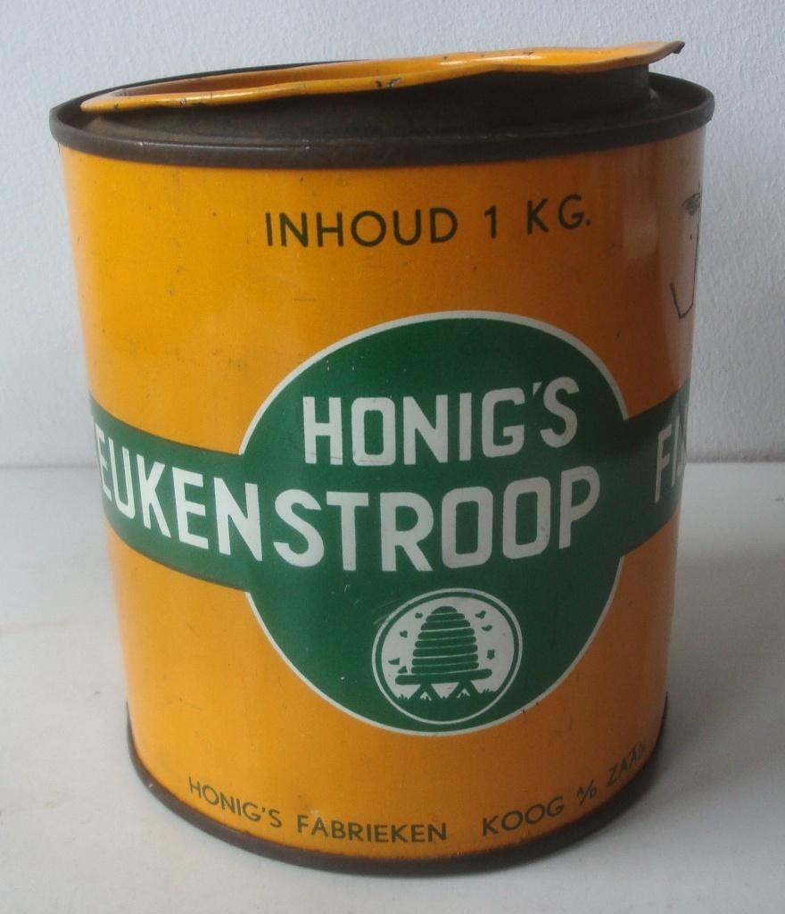 Honig's Keukenstroop Koog a/d Zaan conservenblik, redelijke, Verzamelen, Merken en Reclamevoorwerpen, Ophalen of Verzenden, Gebruikt