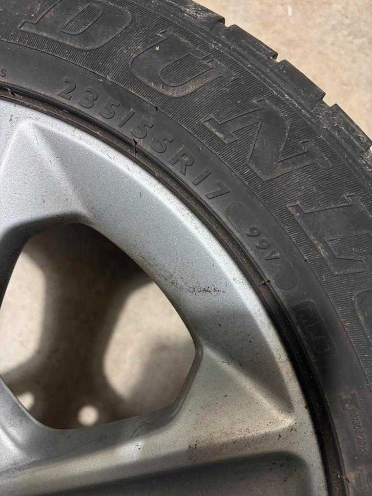 Ford Kuga Lichtmetalen Velgen 5x108 met Zomerbanden, Auto-onderdelen, Banden en Velgen, Banden en Velgen, Zomerbanden, 17 inch