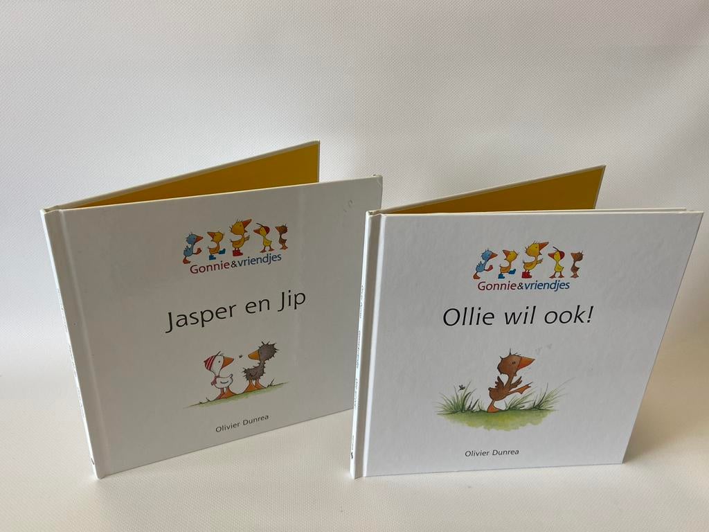 Gonnie en Vriendjes Jasper en Jip Ollie wil ook, Boeken, Ophalen of Verzenden, Gelezen, 2 tot 3 jaar
