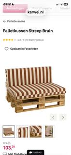 Gezocht deze Palletkussens van Karwei tegen betaling, Ophalen, Zo goed als nieuw, 2 zitplaatsen