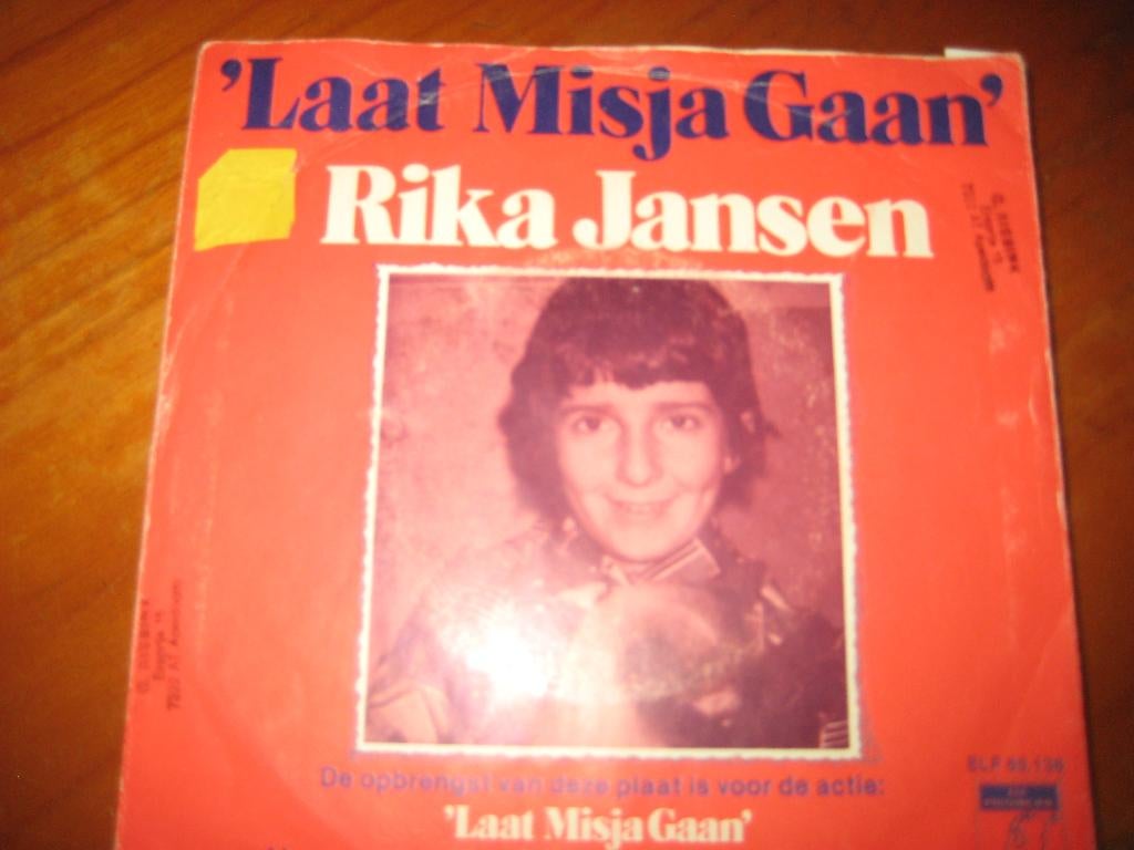 Rika Jansen: Laat Misja gaan (NO83), Cd's en Dvd's, Vinyl Singles, Ophalen of Verzenden, Zo goed als nieuw, Pop, Single