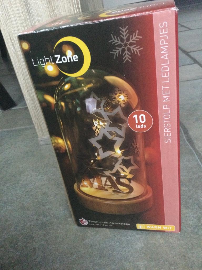 Kerststolp met ledlampjes  NIEUWSTAAT, Ophalen of Verzenden, Zo goed als nieuw