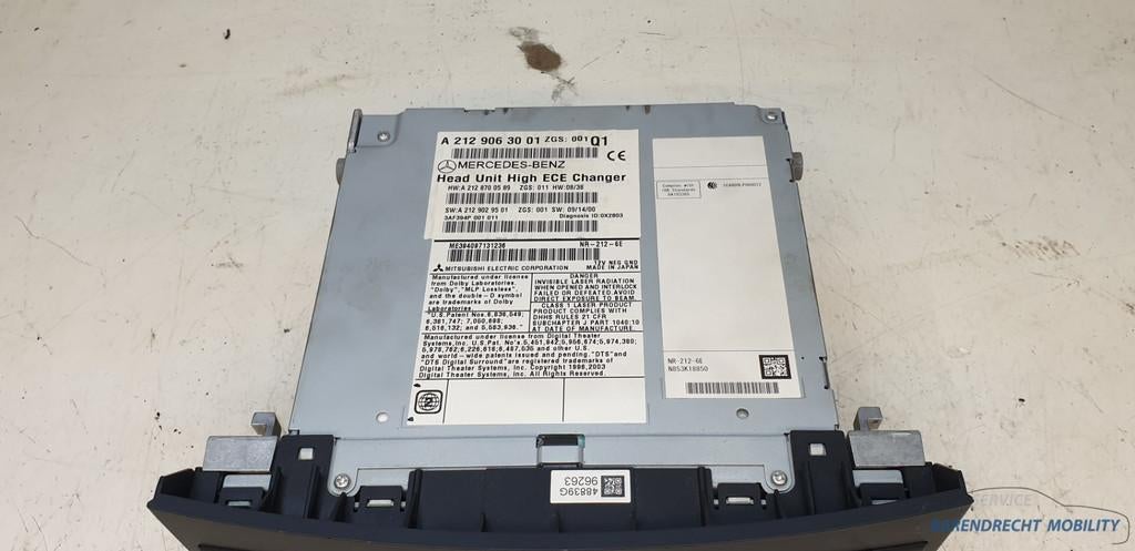 Headunit multimedia radio Mercedes E klasse W212 W207 212906, Gebruikt, Mercedes-Benz AG, Mercedes-Benz, Ophalen of Verzenden