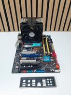 ASUS P5Q-E  Moederbord Socket 775 + Intel Core 2 Quad Q9550, Computers en Software, ., Zo goed als nieuw, DDR2, .