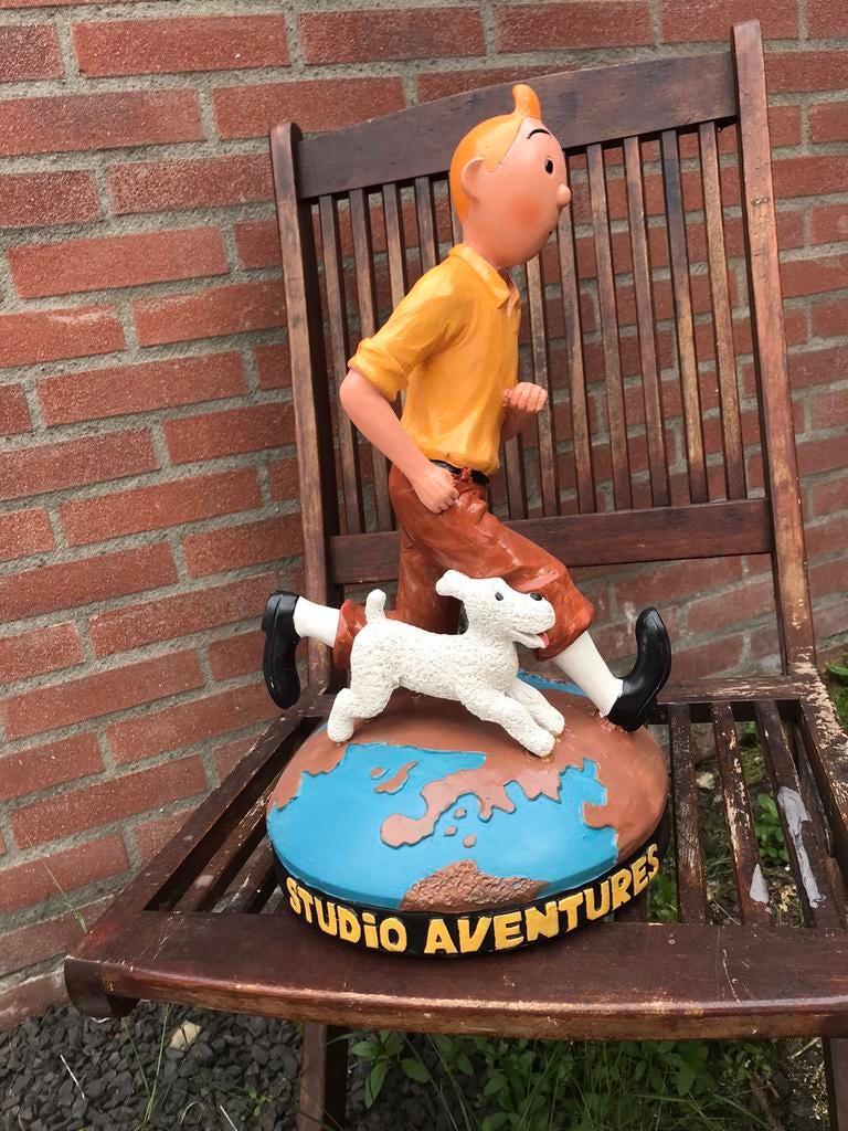 Kuifje en Bobbie beeld, Verzamelen, Ophalen, Gebruikt, Mens