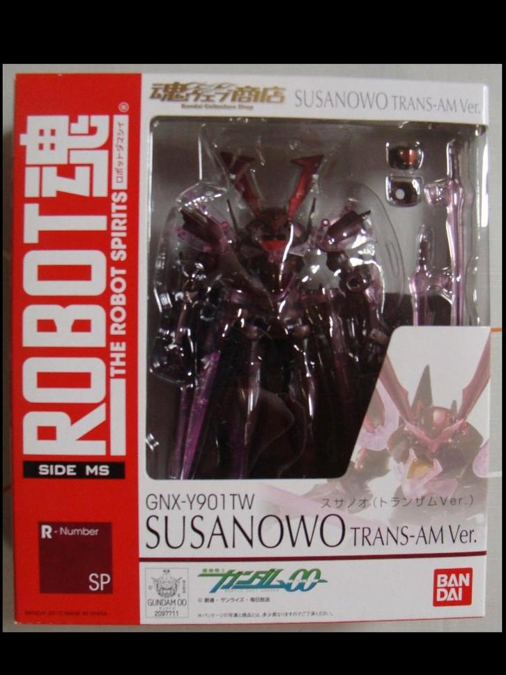 Gundam 00 -- Robot Damashii Susanowo Trans-AM, Kinderen en Baby's, Speelgoed | Actiefiguren, Nieuw, Ophalen of Verzenden