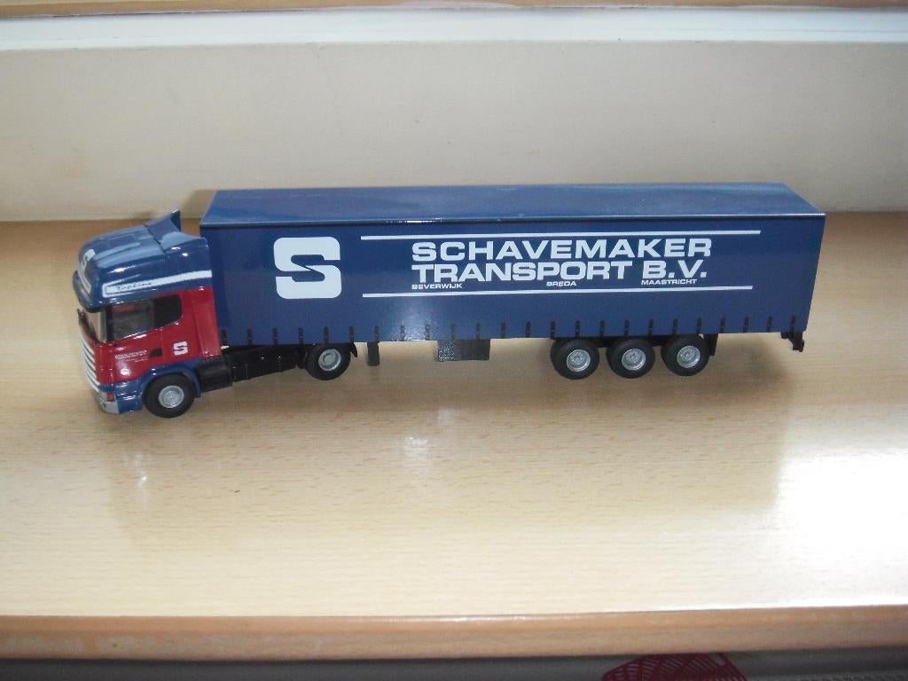 Scania  Schavemaker, Hobby en Vrije tijd, Modelauto's | 1:50, Ophalen of Verzenden, Nieuw, Bus of Vrachtwagen, Lion Toys