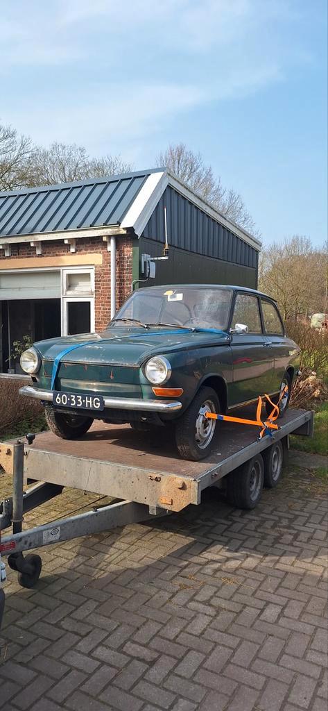 Daf 44  uit 1969, Auto's, Oldtimers, Particulier, Daf, Benzine, Sedan, Automaat, Groen, Overige kleuren, Kunstmatig leder, Achterwielaandrijving