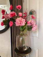 Zijden bloemen in vaas Set Compleet Zijde, Ophalen of Verzenden, Nieuw