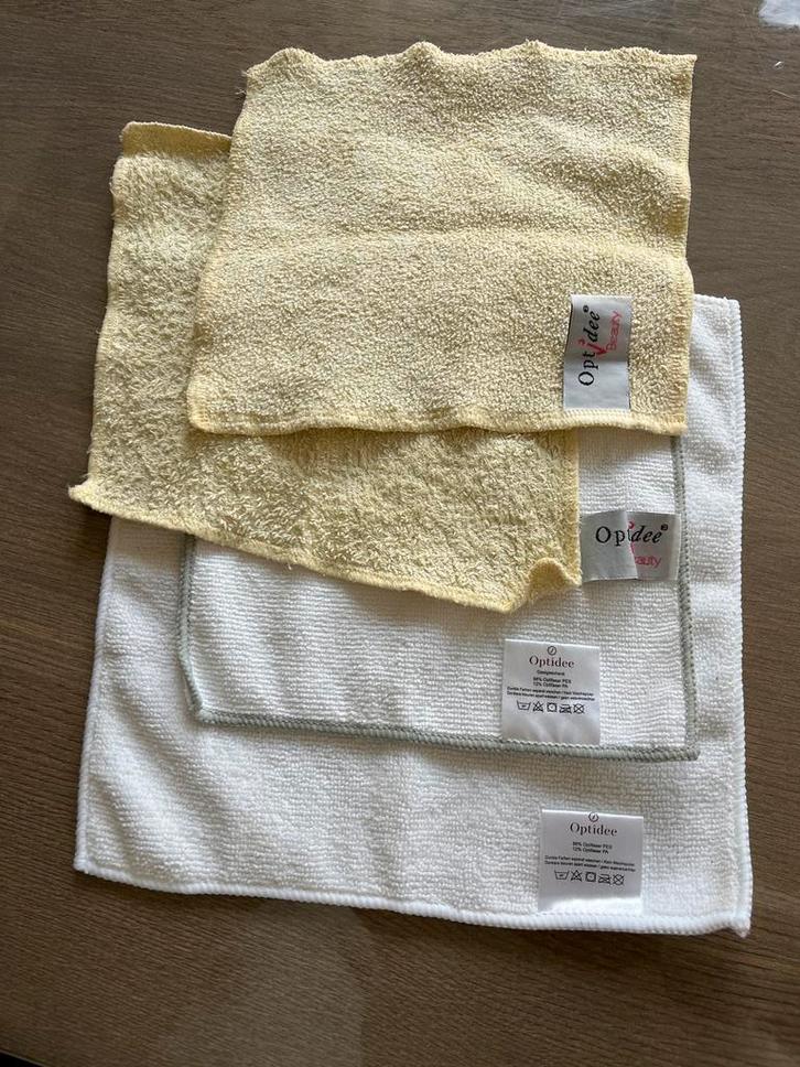 Optidee Reinigingsdoekjes voor de huid - Set van 4, Sieraden, Tassen en Uiterlijk, Uiterlijk | Gezichtsverzorging, Gebruikt, Reiniging