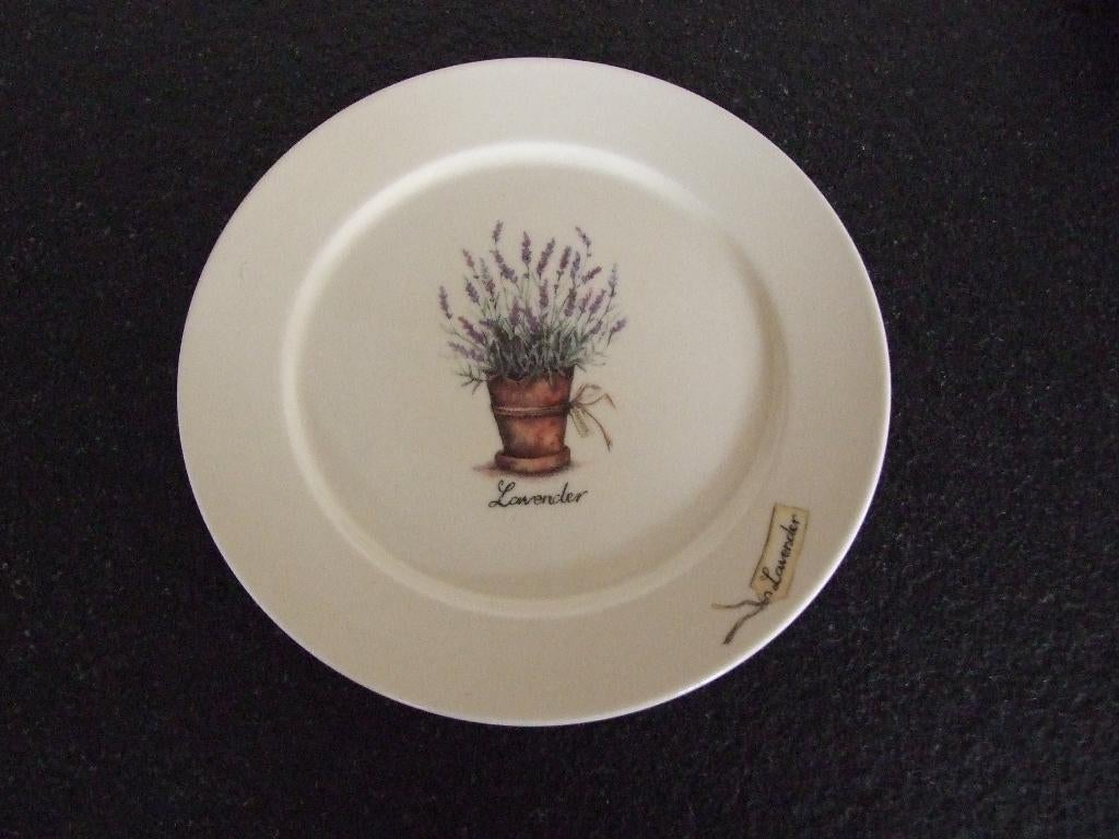 Jet gebaksbordje Lavender 17cm en suikerpot, Overige typen, Nieuw, Ophalen of Verzenden, Overige stijlen