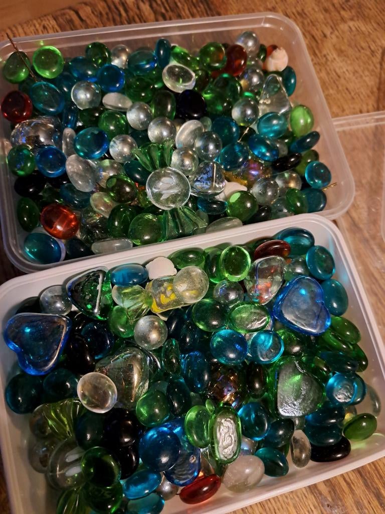 2 dozen knutsel glassteentjes, Ophalen of Verzenden