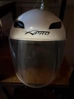 Witte X-PRO scooterhelm, gebruikt maar in goede staat, Fietsen en Brommers, Ophalen of Verzenden, Gebruikt