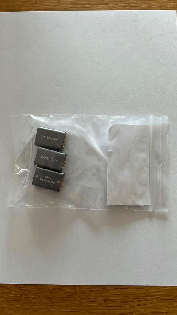 HDMI-Adapter merk VCELINK 8K HDMI-koppeling, 2.1, Hobby en Vrije tijd, Elektronica-componenten, Nieuw, Ophalen of Verzenden