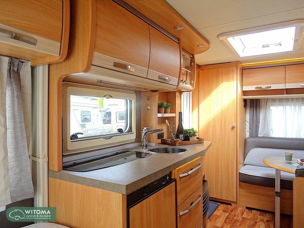 Knaus Sudwind Silver Selection 420 QD Mover, luifel, fietsen, Caravans en Kamperen, Caravans, Bedrijf, Treinzit, Tot en met 3