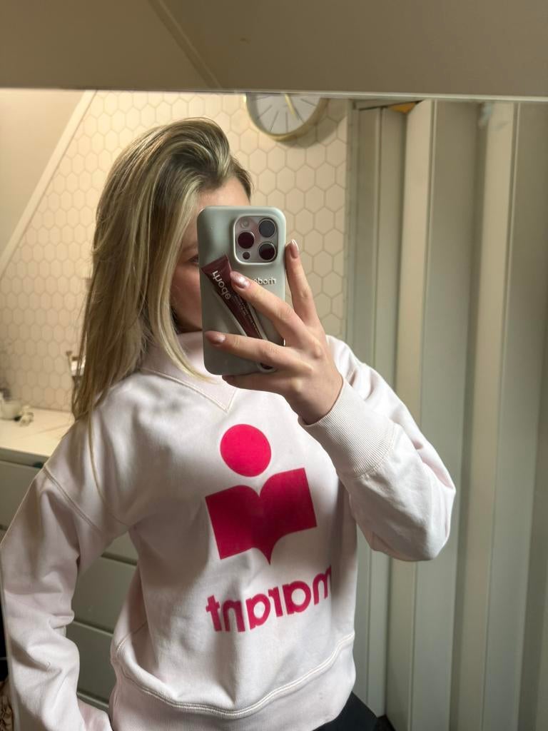 Isabel marant trui maat 36, Kleding | Dames, Truien en Vesten, Ophalen of Verzenden, Zo goed als nieuw, Maat 36 (S), Roze