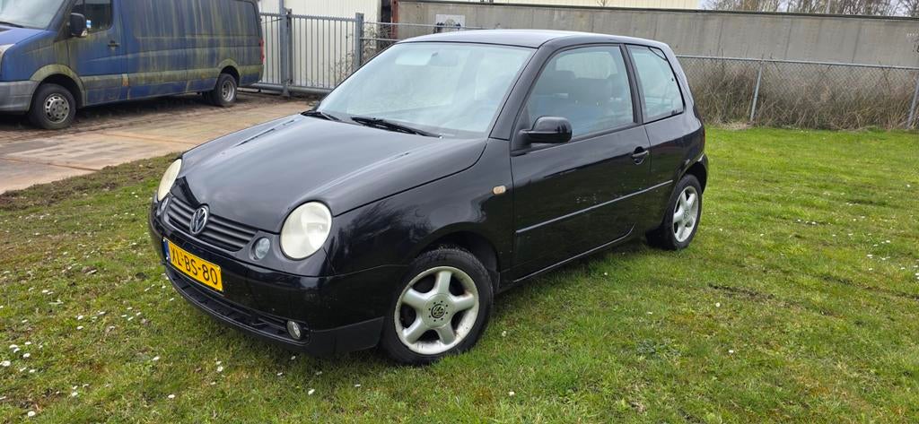 Volkswagen Lupo 1.0 37KW 1999 Zwart, 31 €/maand, 4 cilinders, 4 stoelen, Origineel Nederlands