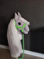 Hobby Horse - Grijs met wit en groen halster, Ophalen of Verzenden, Nieuw, Jongen of Meisje