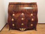 Louis XV mahonie cilinderbureau, klepbureau, 3 ladekast., Ophalen